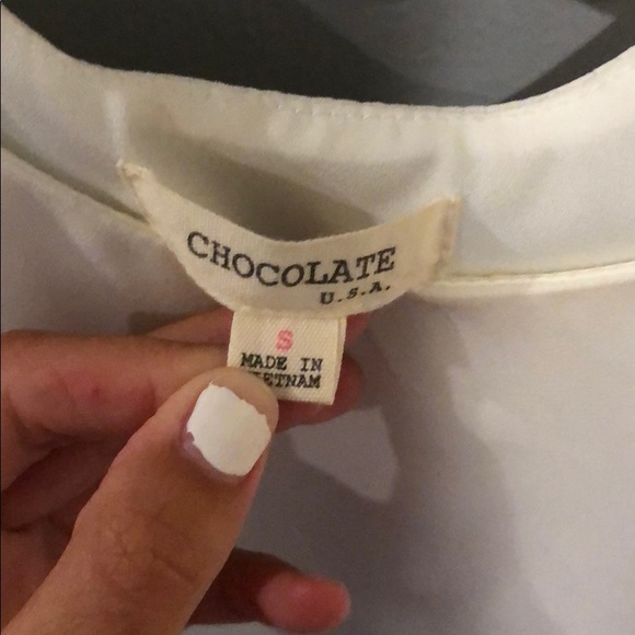 White flowy tank top - Picture 3 of 3